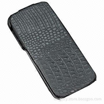 Crocodile texture leather case for iPhone 5s